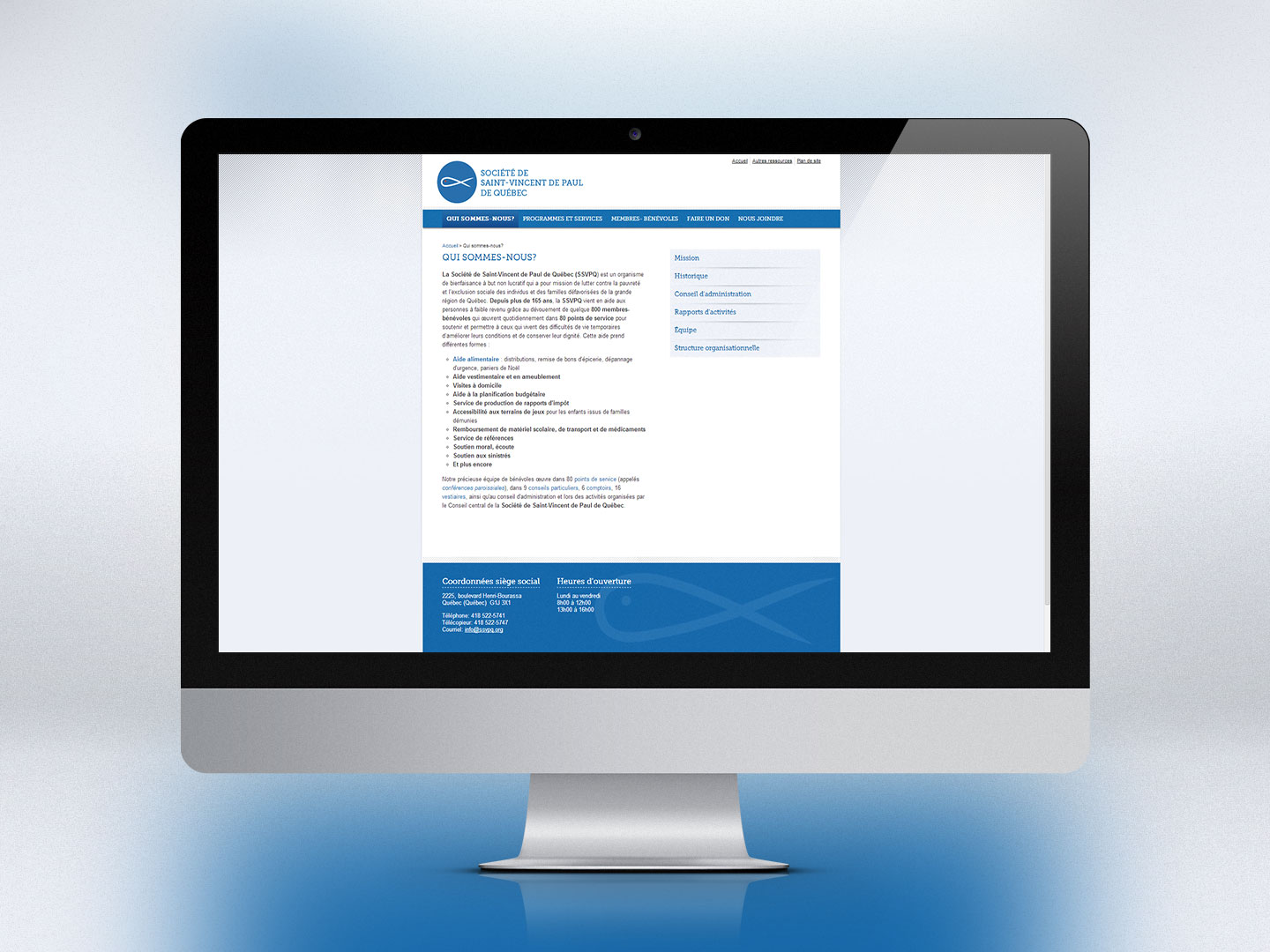 Soci&eacute;t&eacute; Saint-Vincent-de-Paul de Qu&eacute;bec