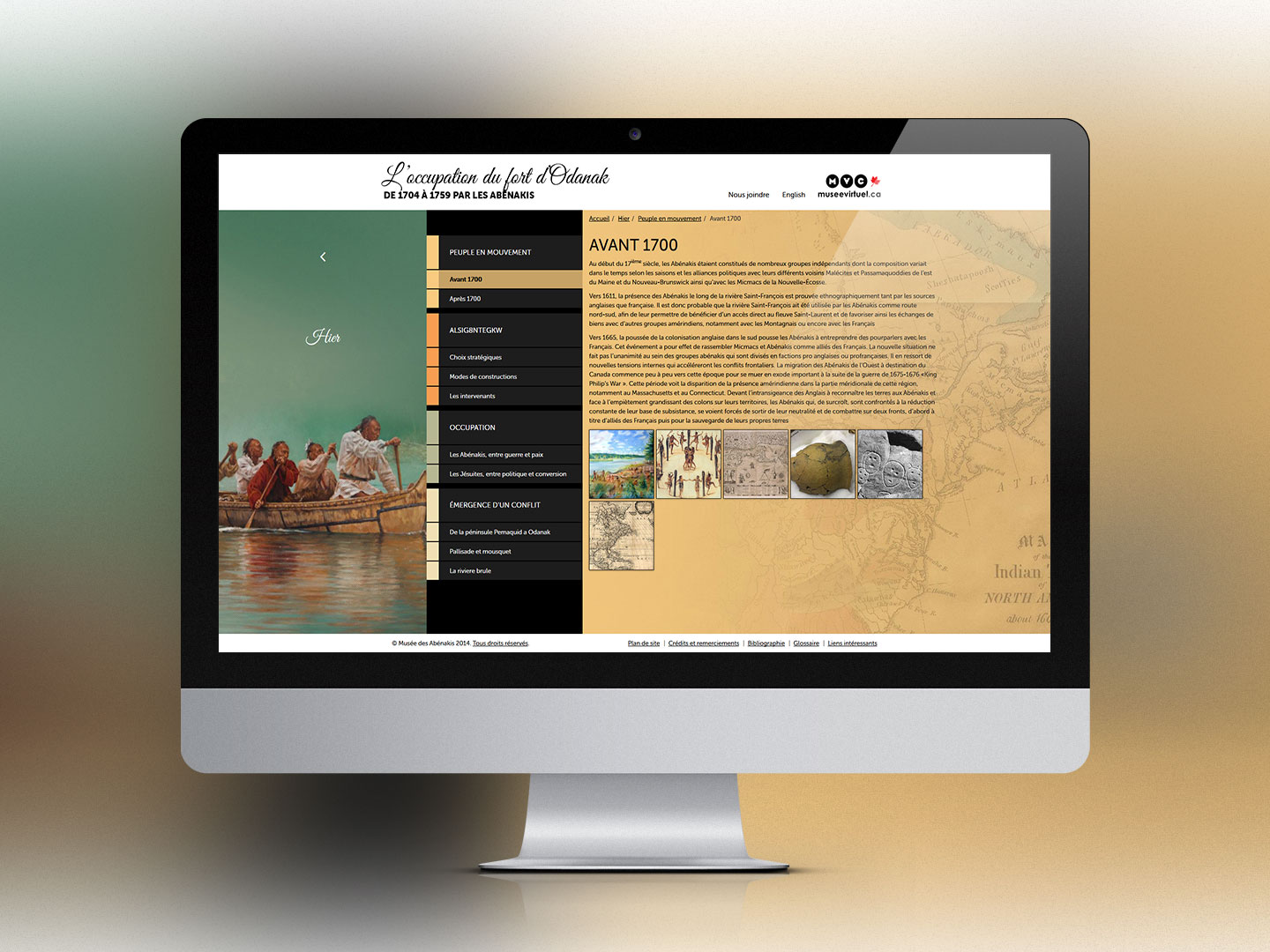 L'occupation du fort d'Odanak