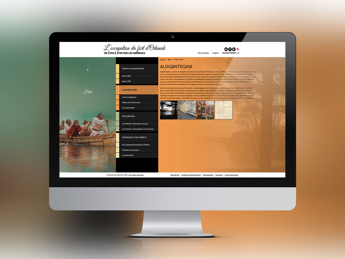 L'occupation du fort d'Odanak