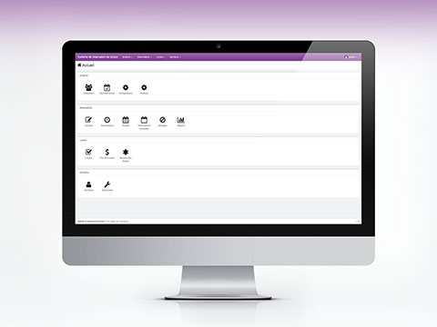 Syst&egrave;me de r&eacute;servation de locaux