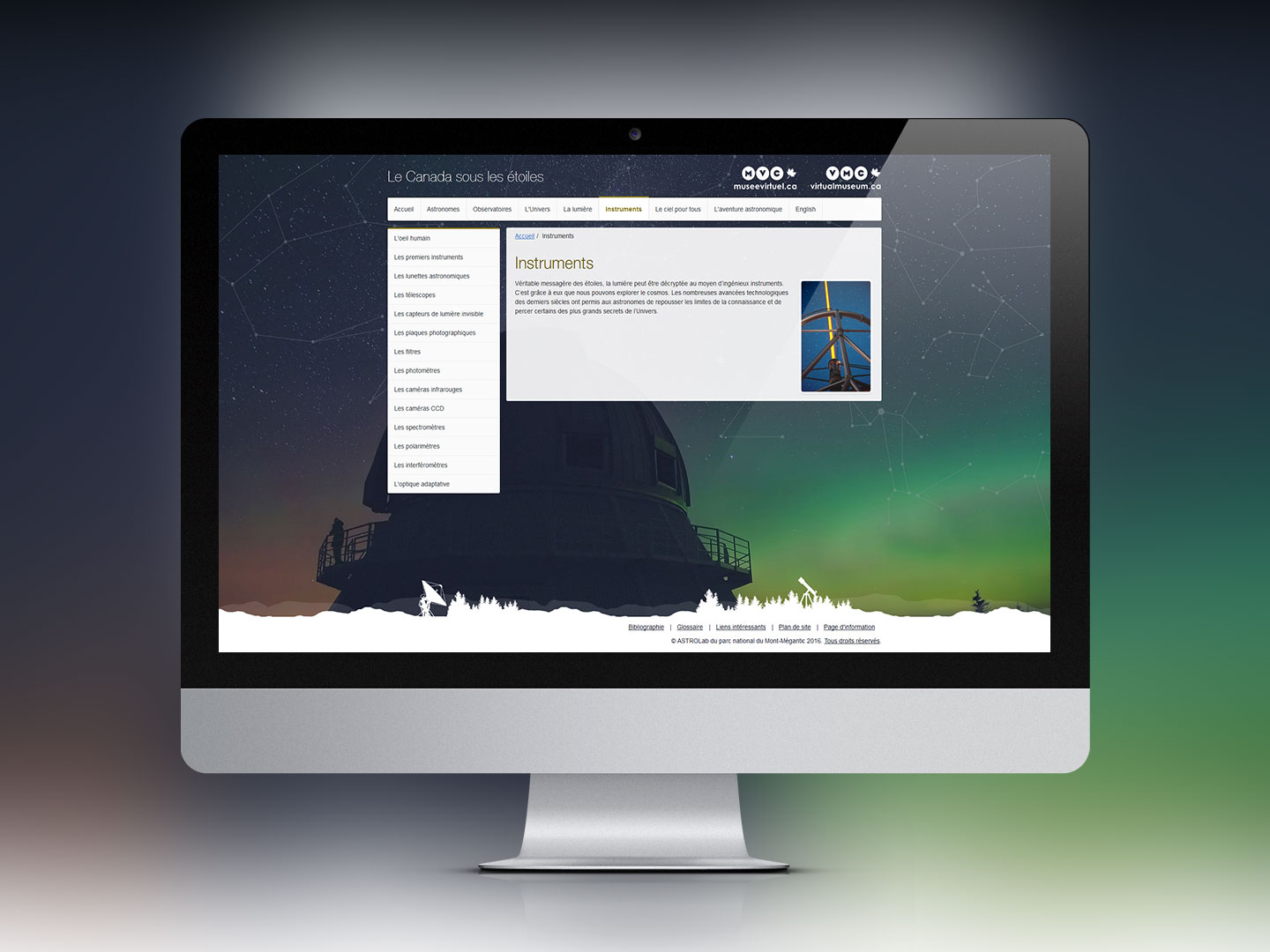 Le Canada sous les &eacute;toiles