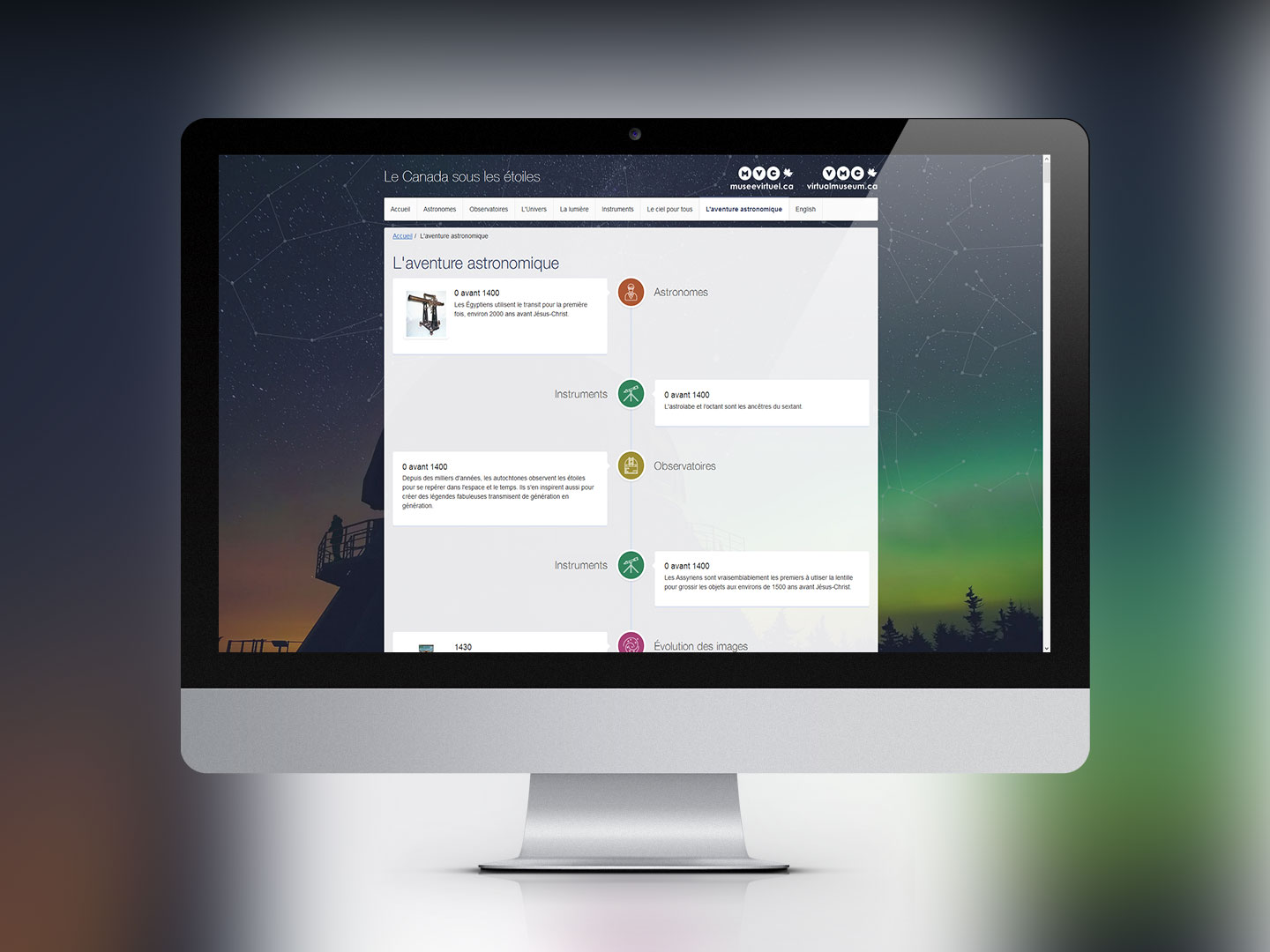 Le Canada sous les &eacute;toiles