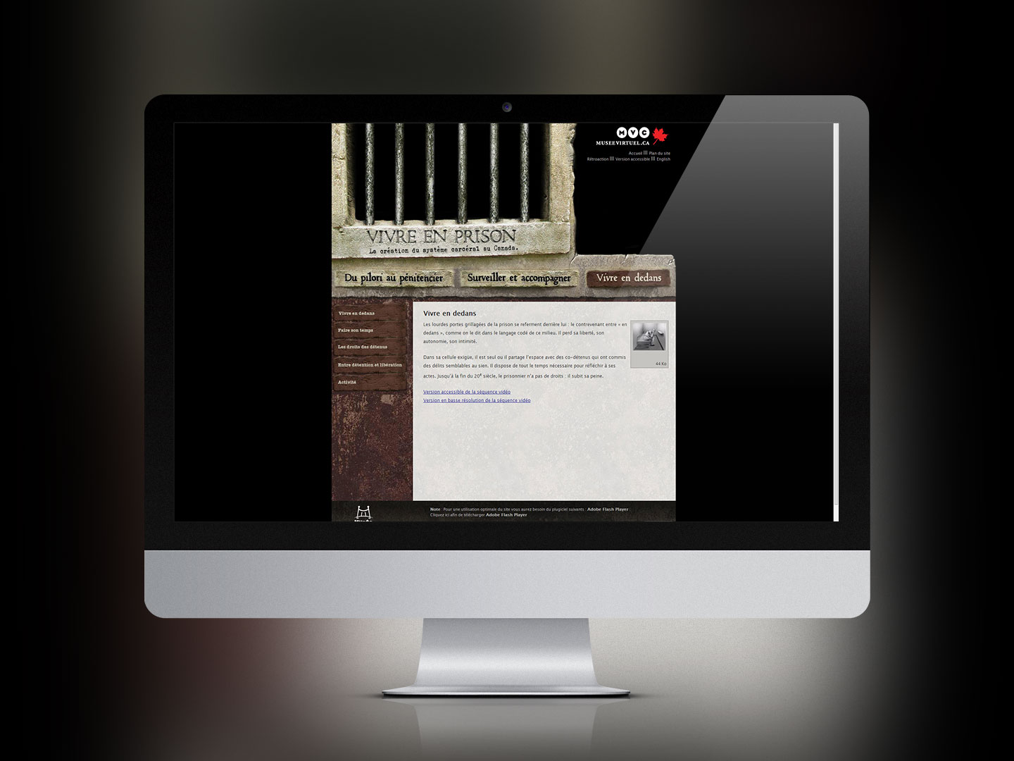 Vivre en prison : La création du système carcéral au Canada