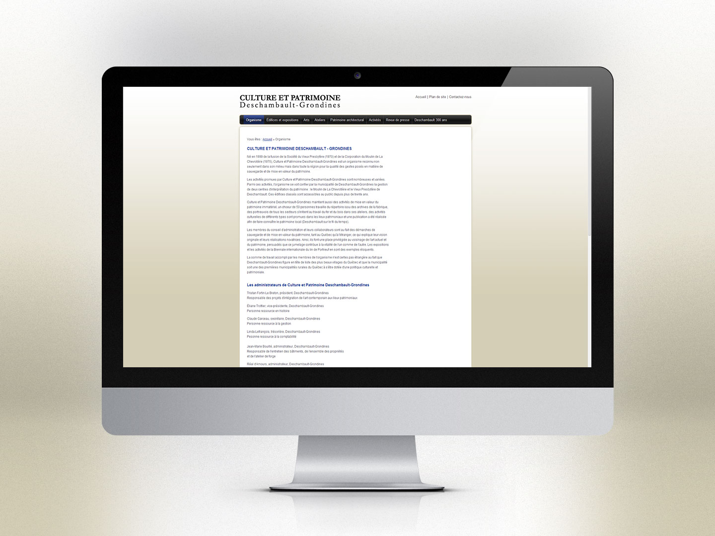 Culture et Patrimoine Deschambault-Grondines