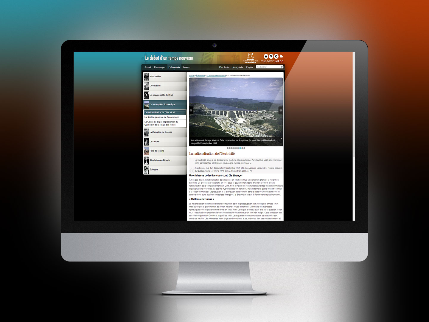 Le d&eacute;but d'un temps nouveau