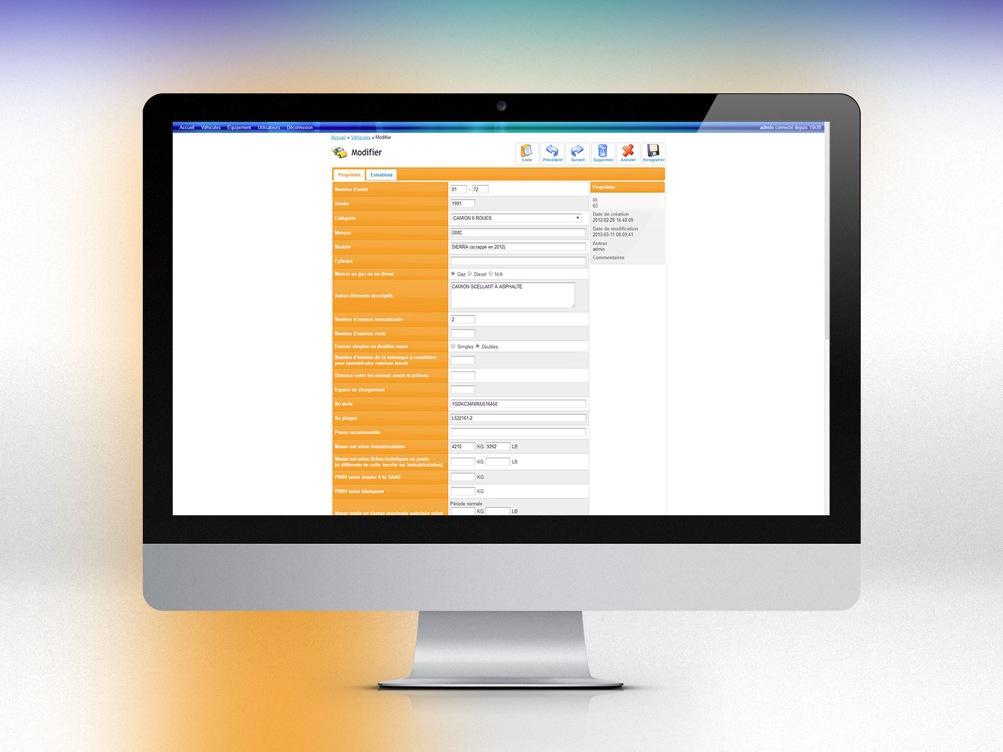 Système de gestion de l'inventaire
