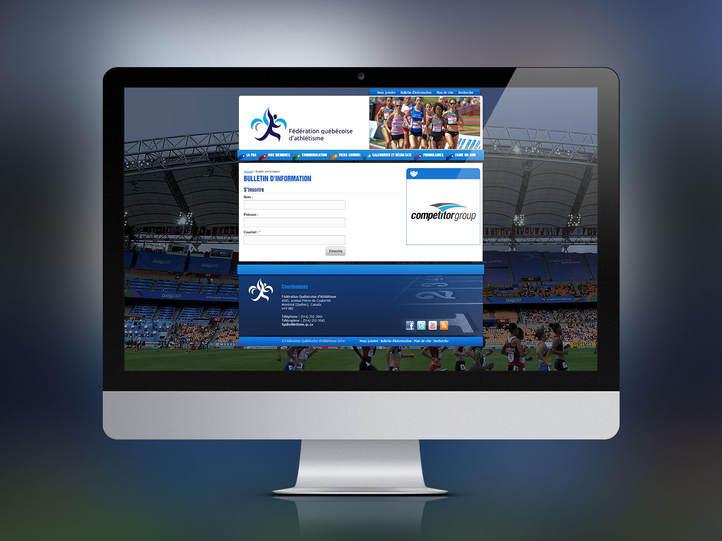 F&eacute;d&eacute;ration Qu&eacute;b&eacute;coise d'Athl&eacute;tisme